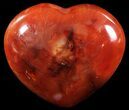 Colorful Carnelian Agate Heart #63059-1